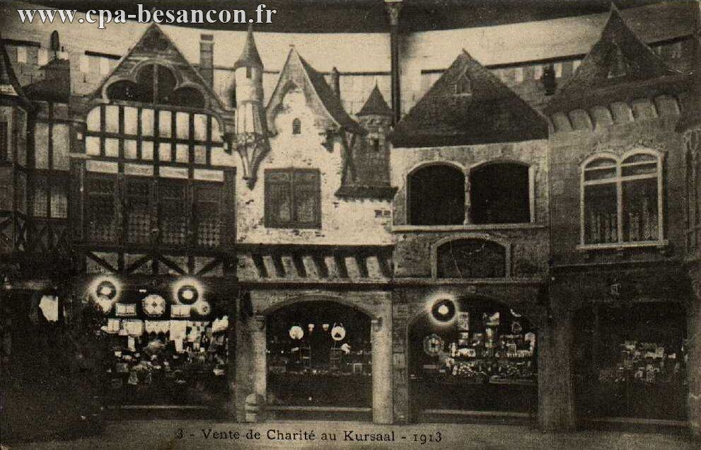 3 - Vente de Charité au Kursaal - 1913